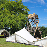 Zeltplatz beim Lebenszentrum
